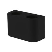 Декоративная крышка для мультифлекса, цвет черный ABA SYSTEM 1103740009